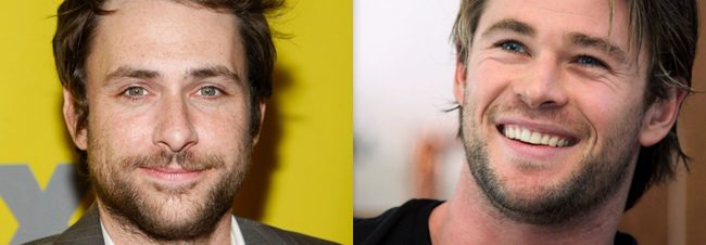  Charlie Day y Chris Hemsworth