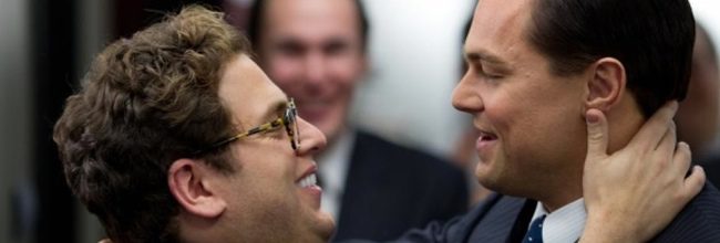 Jonah Hill y Leonardo DiCaprio