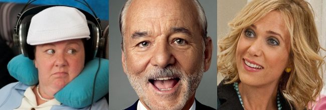 Melissa McCarthy, Kristen Wiig y Bill Murray