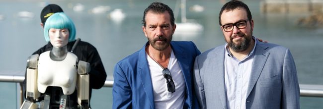 Antonio Banderas y Gabe Ibáñez en el Festival de San Sebastián 2014