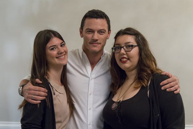 Las ganadoras del Meet & Greet de eCartelera, con Luke Evans