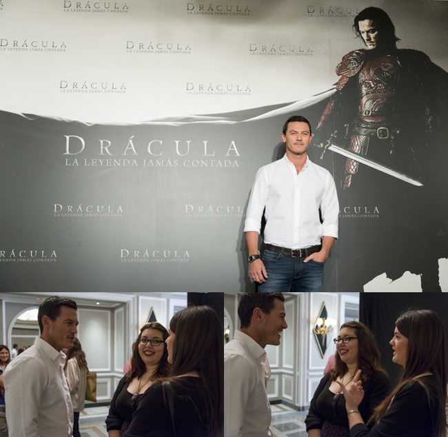 Las ganadoras del Meet & Greet de eCartelera, con Luke Evans