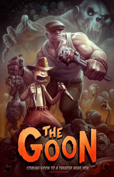 Póster promocional de 'The goon'