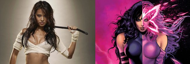 Jamie Chung y Psylocke