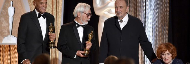 Harry Belafonte, Hayao Miyazaki, Jean-Claude Carriere y Maureen O'Hara