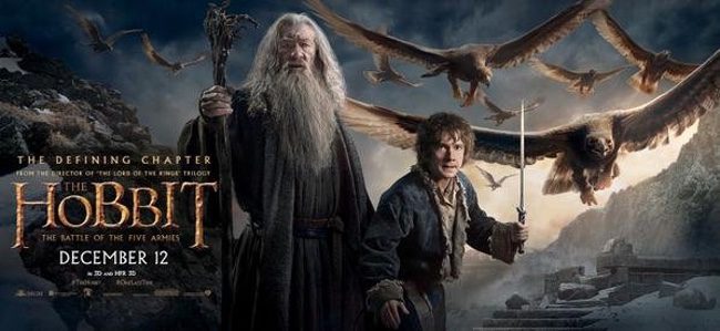  Bilbo y Gandalf protagonizan este nuevo póster de 'El Hobbit: La batalla de los cinco ejércitos'