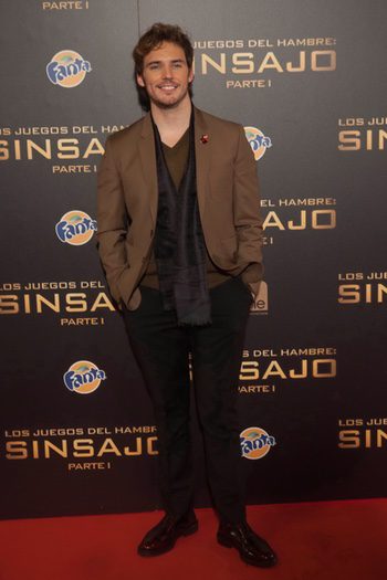 Sam Claflin en la premiere en Madrid de Los Juegos del Hambre: Sinsajo - Parte 1