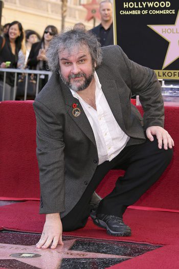  Peter Jackson en el evento de presentación de su estrella de la fama