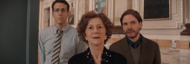  Hellen Mirren, Ryan Reynolds,  y Daniel Brühl protagonizan 'Woman in Gold'