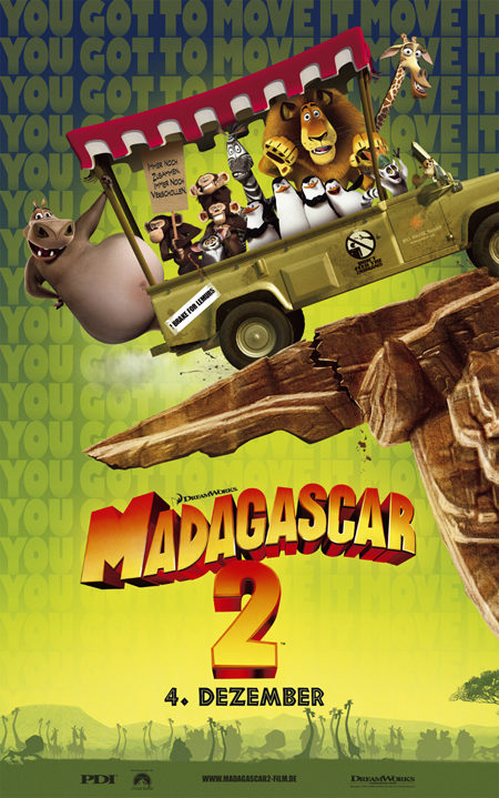 Nuevo cartel promocional de 'Madagascar 2'