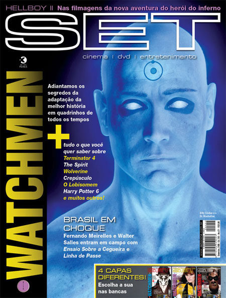 Cuatro portadas de revista para 'Watchmen'