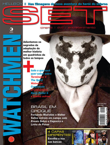 Cuatro portadas de revista para 'Watchmen'