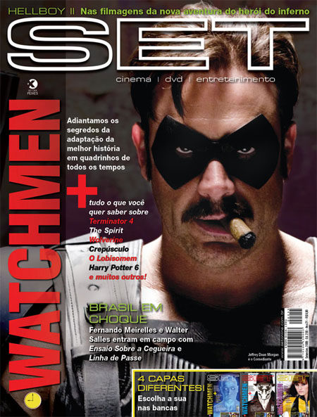 Cuatro portadas de revista para 'Watchmen'