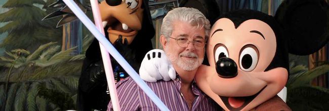 George Lucas y Mickey Mouse