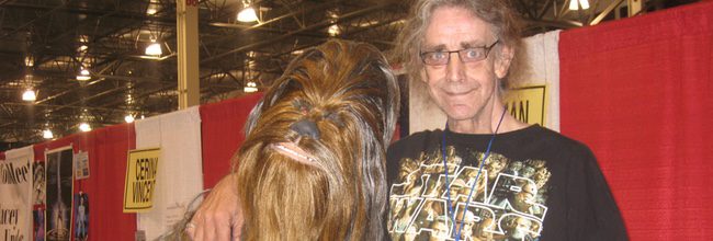 Peter Mayhew con Chewbacca