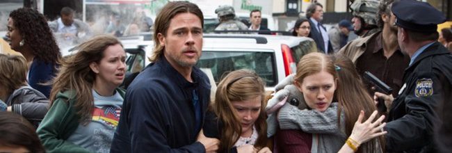  Brad Pitt en 'Guerra Mundial Z'