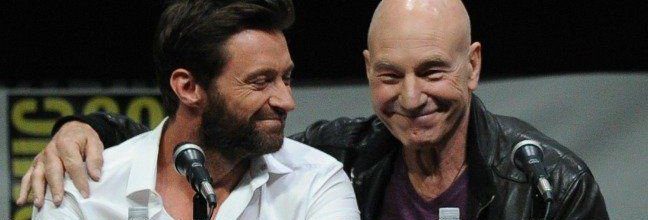 Hugh Jackman y Sir Patrick Stewart