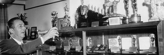  Walt Disney y su asombrosa colección de premios