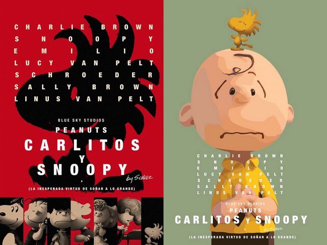  Carlitos y Snoopy en los pósters de 'Birdman'