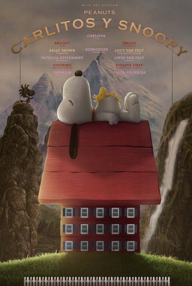  Snoopy en el póster de 'El Gran Hotel Budapest'