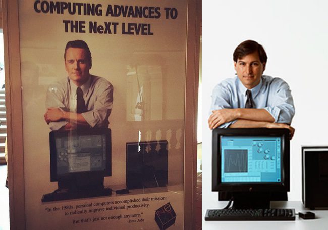 Michael Fassbender y Steve Jobs