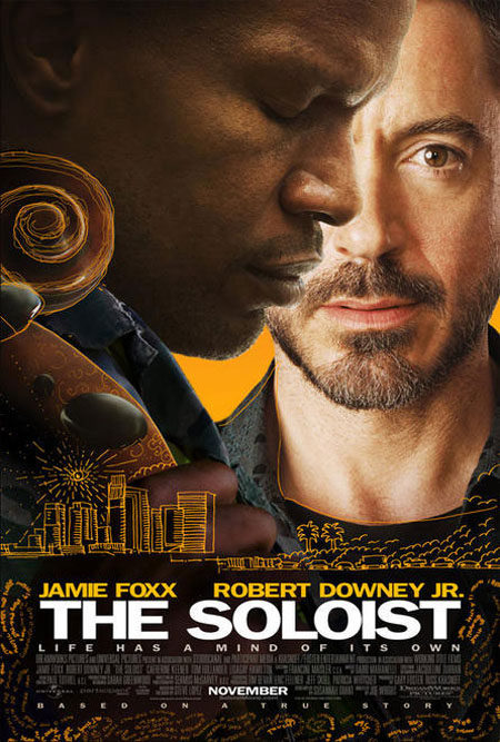 Primer póster de 'The soloist'