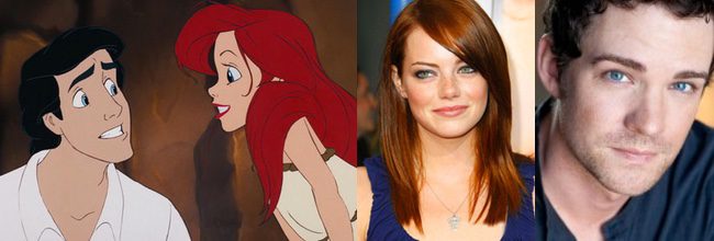  Emma Stone y Charlie Bodin en 'La Sirenita'