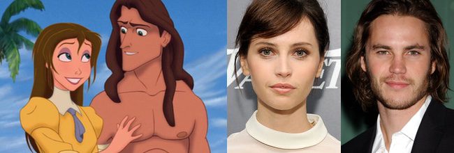  Felicity Jones y Taylor Kitsch en 'Tarzán'