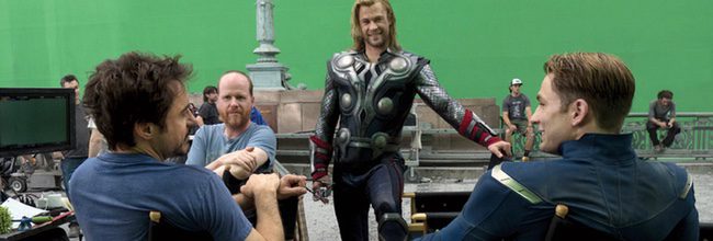  Joss Whedon en el rodaje de 'Los Vengadores'