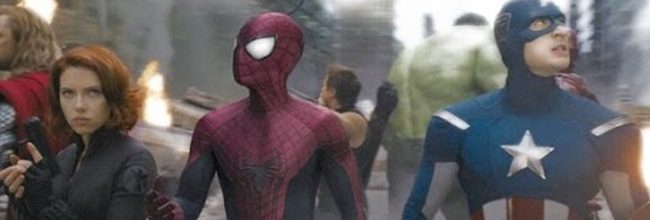 Montaje de Spider-Man en 'Los Vengadores'