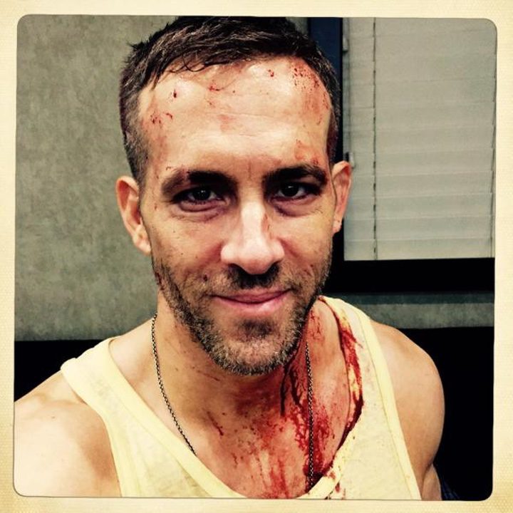  Imagen del rodaje de 'Masacre (Deadpool)', subida por Ryan Reynolds