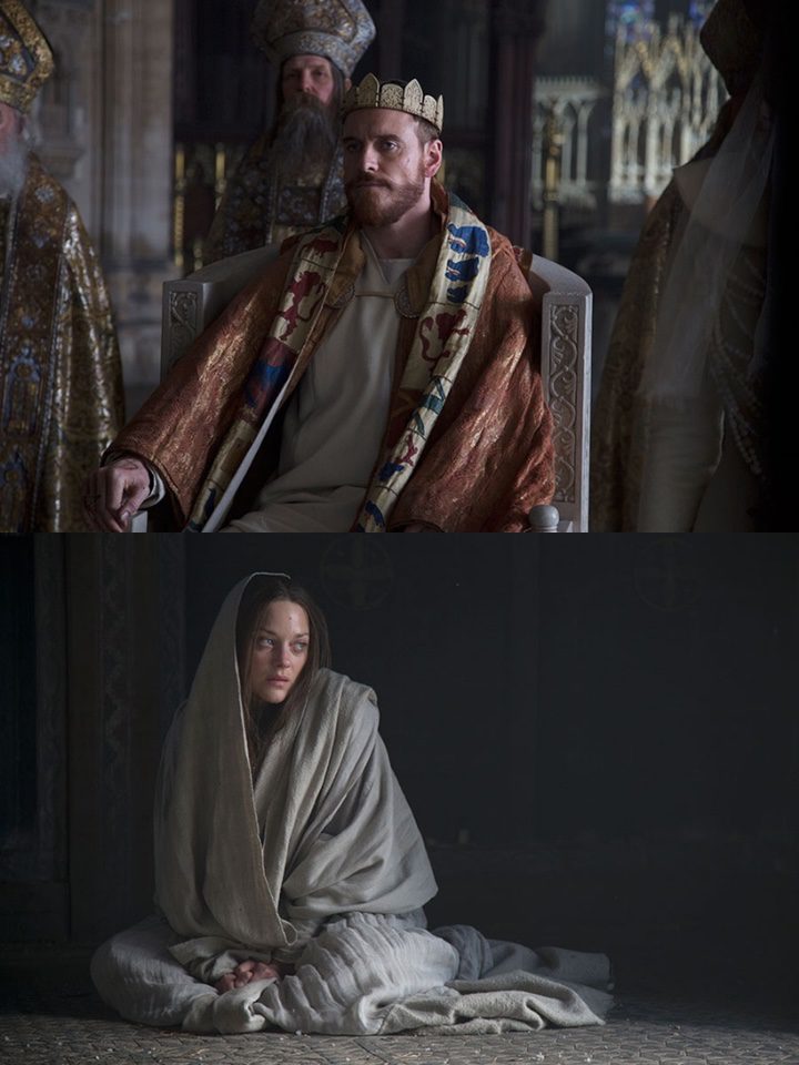  Michael Fassbender y Marion Cotillard en 'Macbeth'