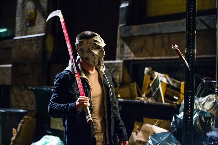  Stephen Amell como Casey Jones en 'Ninja Turtles 2'