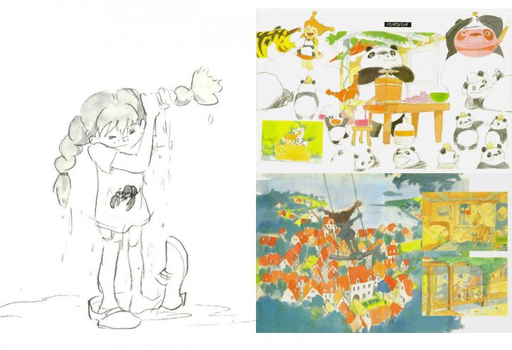  Bocetos y Storyboards de 'Pippi Calzaslargas' de Hayao Miyazaki