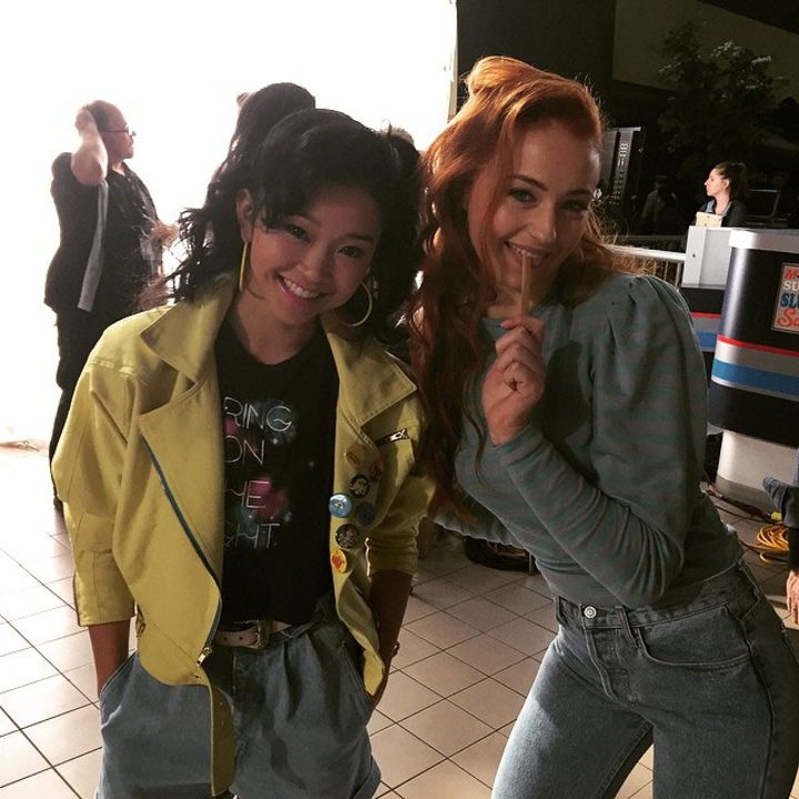  Sophie Turner y Lana Condor como Jean Grey y Júbilo en 'X-Men: Apocalypse'