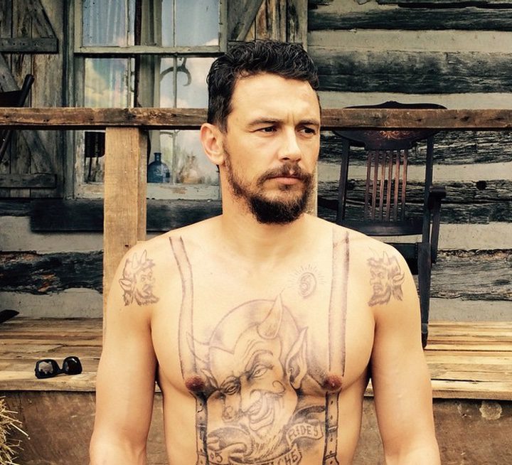 James Franco en el rodaje de 'The Long Home'