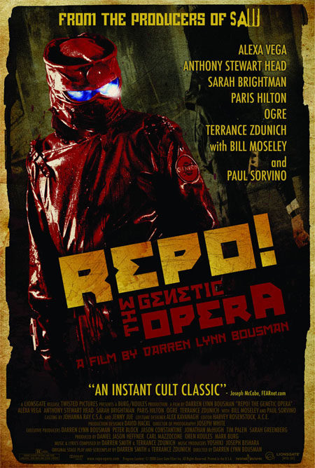 Primer póster de 'Repo! The Genetic Opera'