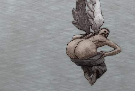 'Idiots & Angels', ícaro animado