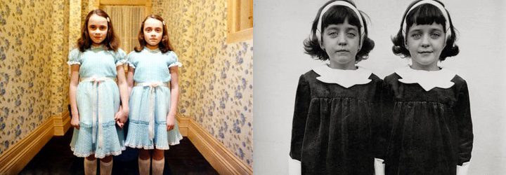  Las gemelas de 'El resplandor' y la fotografía 'Gemelas idénticas' de Diane Arbus