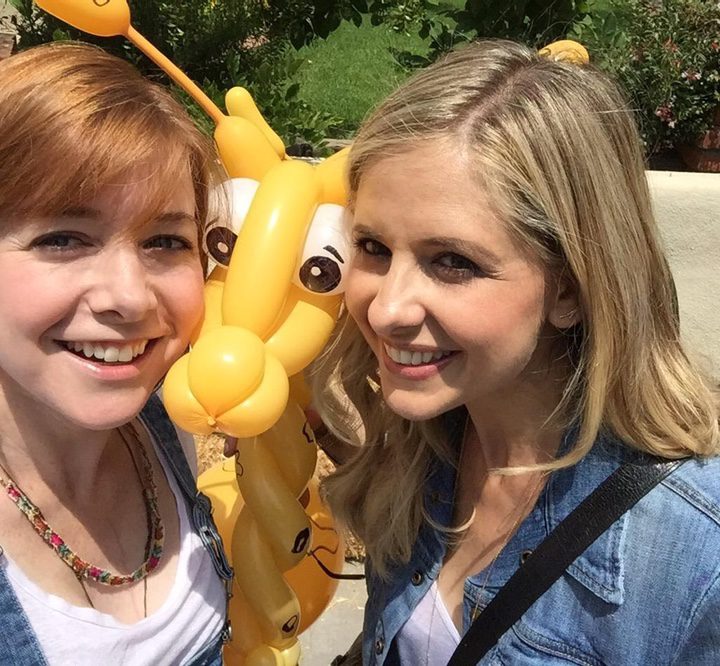 Alyson Hannigan y Sarah Michelle Gellar reunidas en 2015