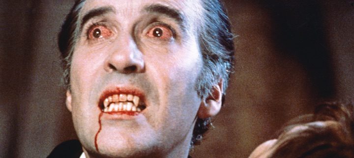 Christopher Lee como 'Drácula' en la película de 1958