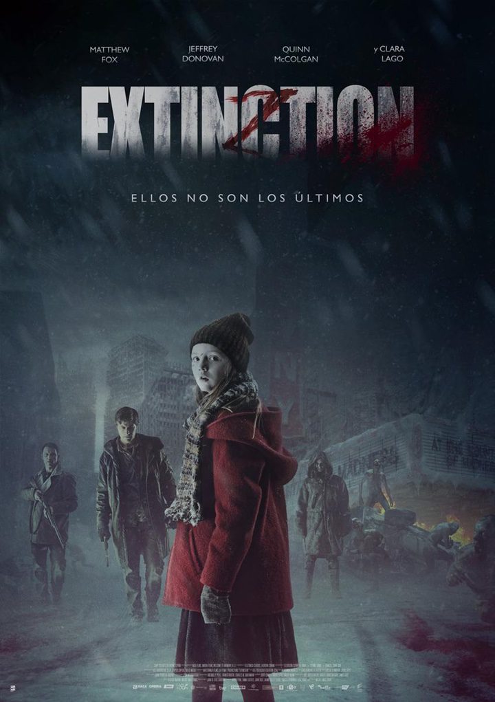 Tráiler y póster español de 'Extinction', protagonizada por Matthew Fox y Clara Lago