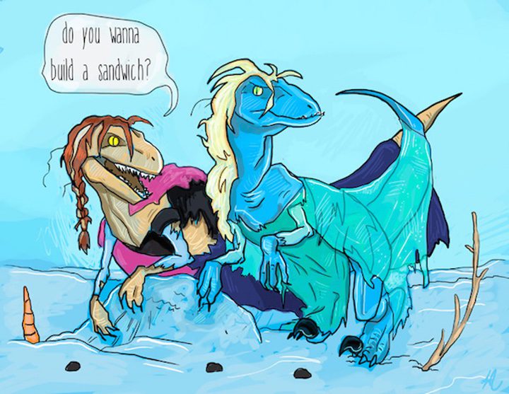  Velociraptores Disney