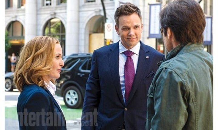 David Duchovny, Gillian Anderson & Joel McHale