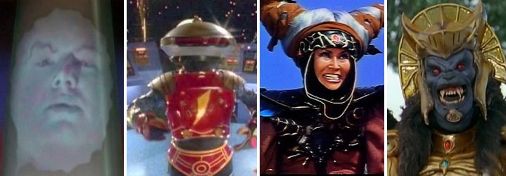  Zordon, Alphan 5, Rita Repulsa y Goldar