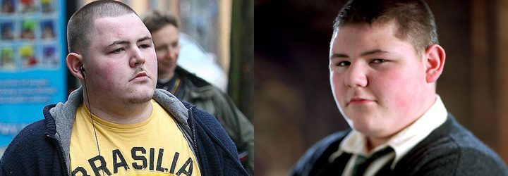  Vincent Crabbe de 'Harry Potter' y Jamie Waylett