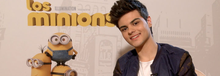  Abraham Mateo en la entrevista de 'Los Minions'