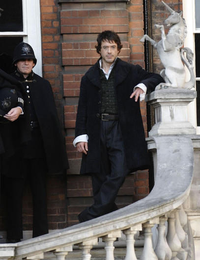 Imágenes del set de 'Sherlock Holmes'