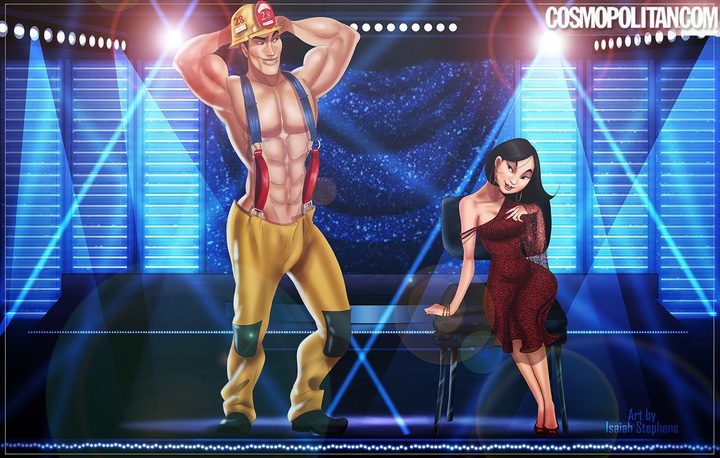 Las parejas Disney emulan a 'Magic Mike' en los remakes eróticos de los cuentos