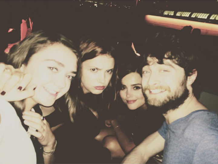  Maisie Williams, Jenna Coleman, Hannah Murray y Daniel Radcliffe en la Comic-Con 2015